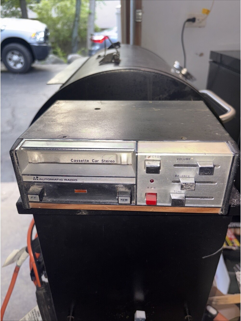 VTG 1970s Automatic Radio ASC-6000 Cassette Car Stereo - Under Dash - Untested